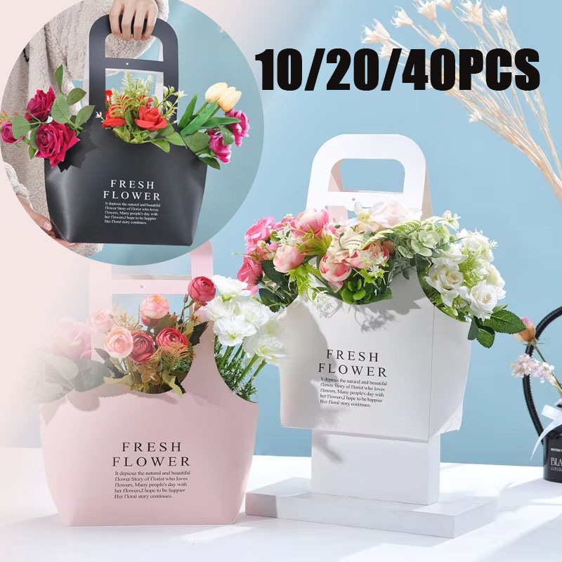 Flower Wrap Kraft - 10-40 шт. Универсальные подарочные пакеты из