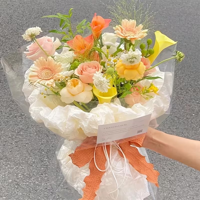 Cellophane Wrap Clear - Рулон прозрачной целлофановой пленки (1/2 шт.)