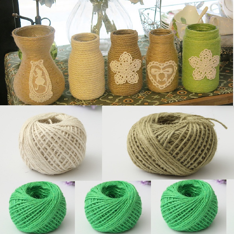 Twine Jute Natural - Натуральный джутовый шпагат 50 м для