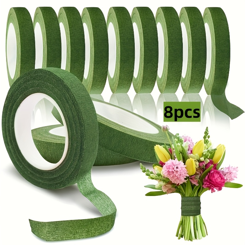 Floral Tape Green - 1. 8 шт. зеленой самоклеящейся ленты