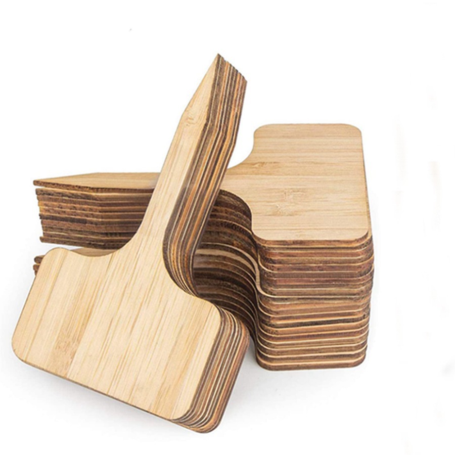 Floral Picks Wood - 100 шт. деревянных бирок для растений,