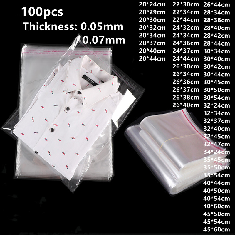100 шт. прозрачный пластиковый – обзор и цена Cellophane Wrap Clear
