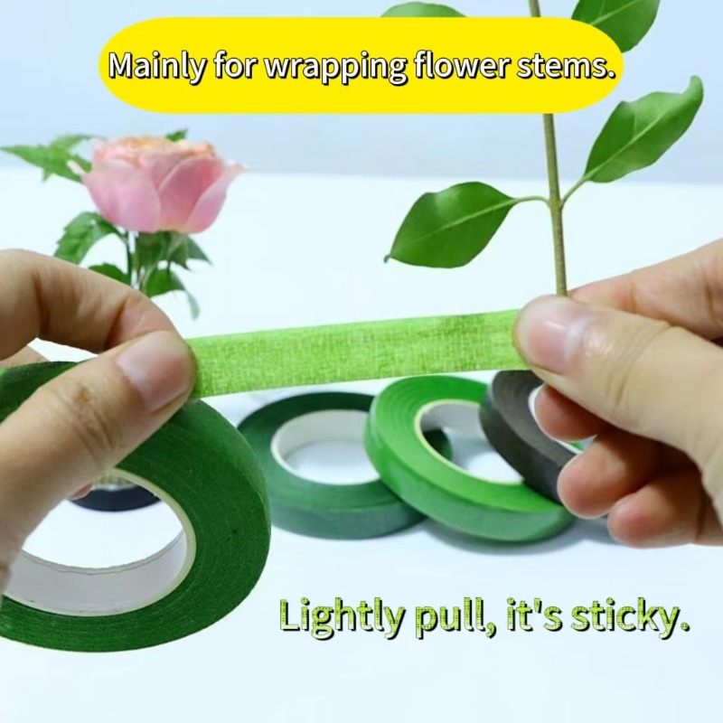 1-12 рулонов зеленого букета,  – обзор и цена Floral Tape Green