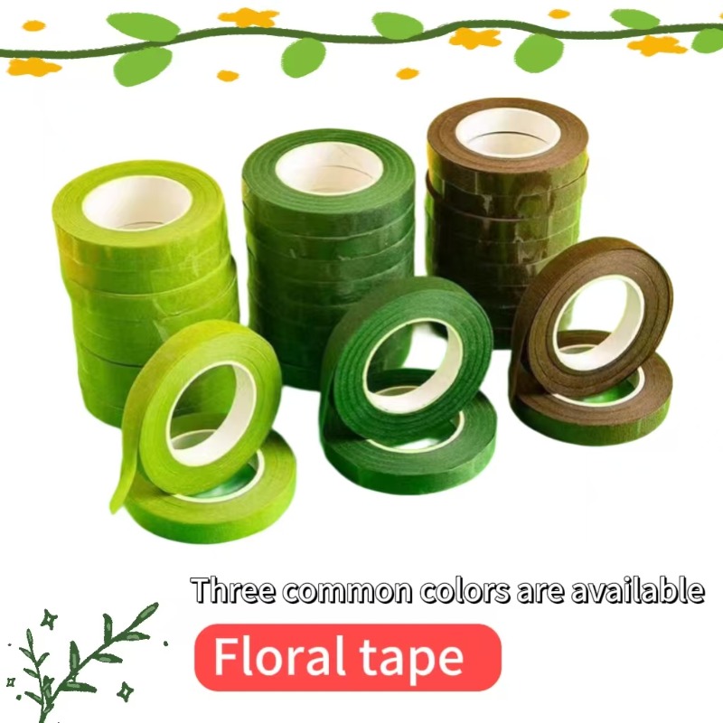 1-12 рулонов зеленого букета,  – обзор и цена Floral Tape Green