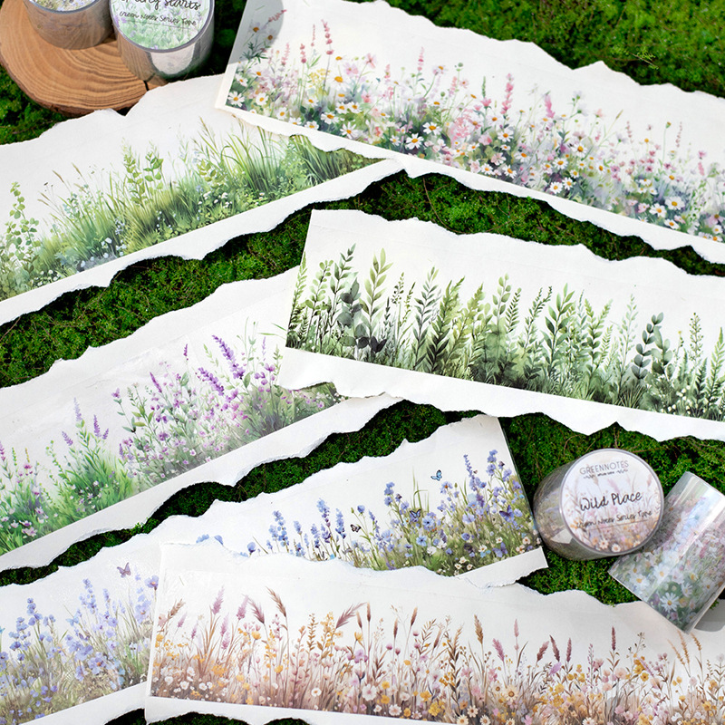50 мм * 200 см, серия зеленых  – обзор и цена Floral Tape Green