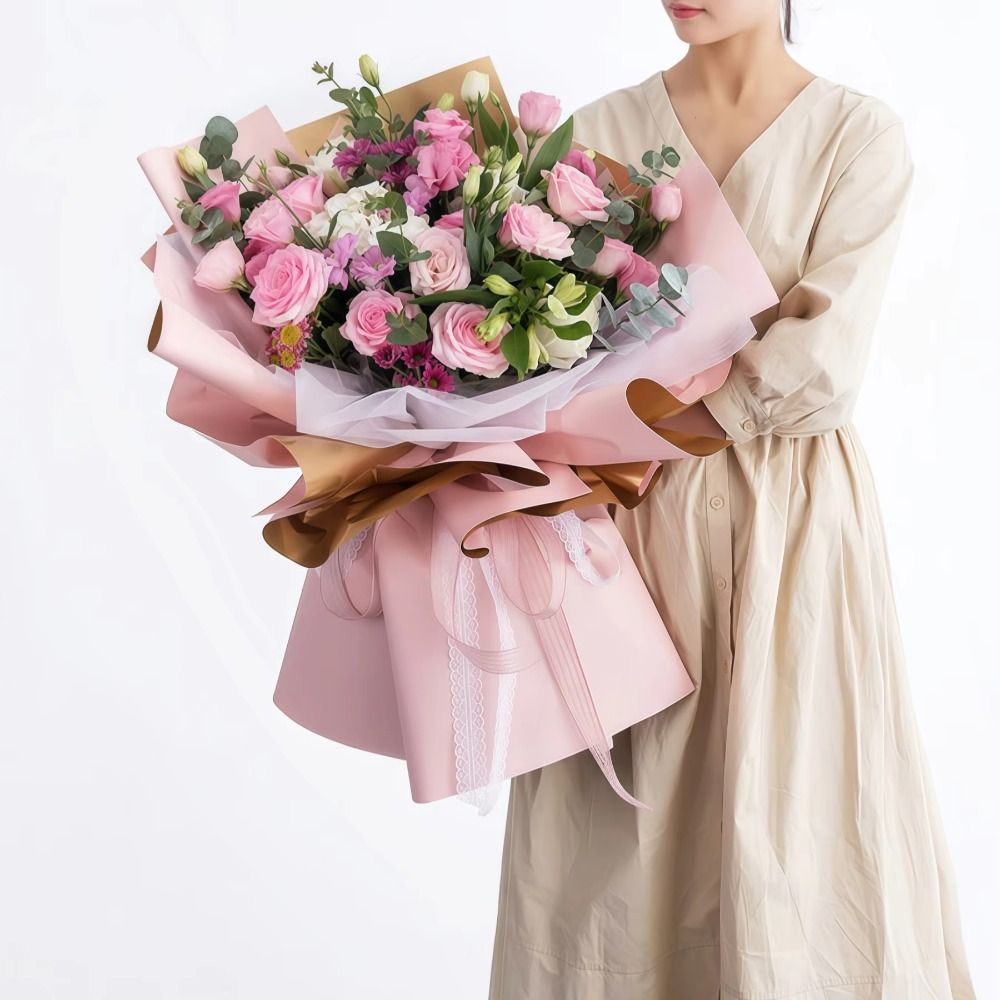 20 шт. водонепроницаемой двуст – обзор и цена Flower Wrap Kraft