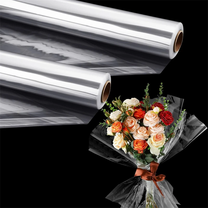 Прозрачная целлофановая пленка – обзор и цена Cellophane Wrap Clear
