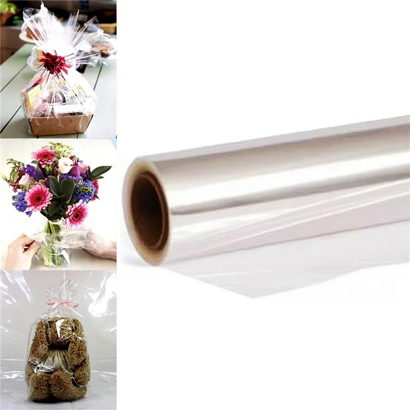 Прозрачная целлофановая пленка – обзор и цена Cellophane Wrap Clear
