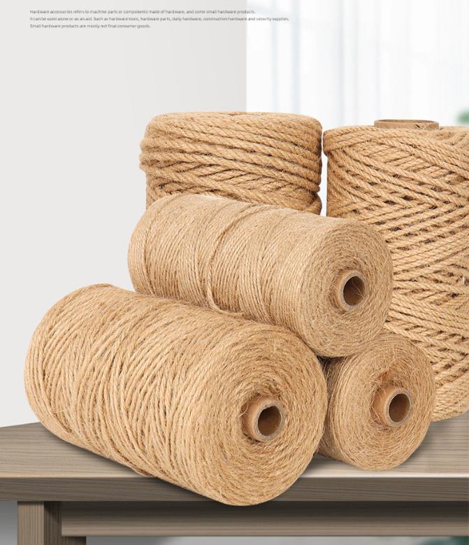100 м натуральная винтажная дж – обзор и цена Twine Jute Natural