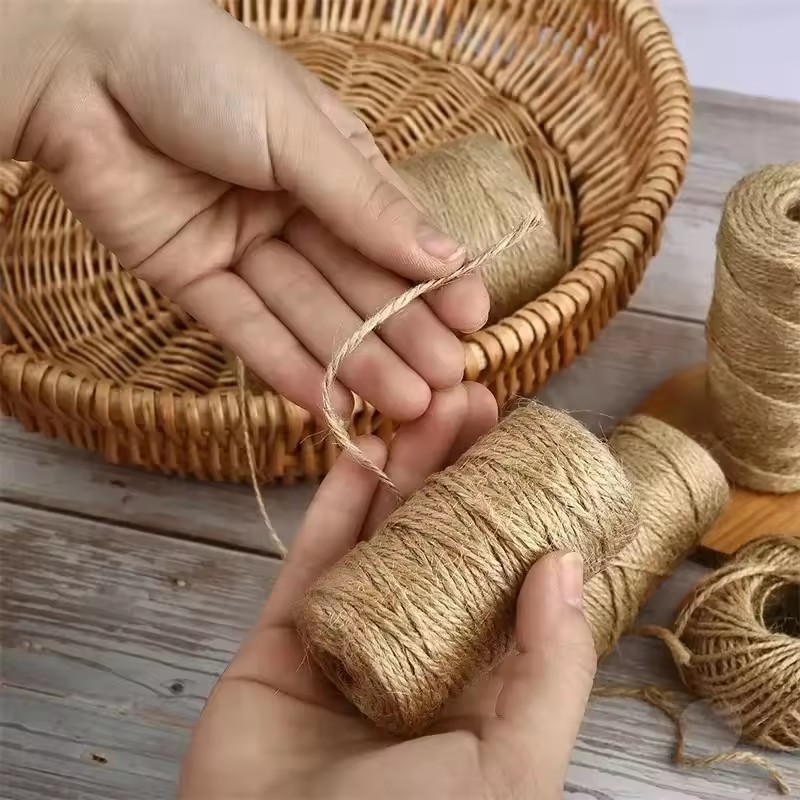 100 м натуральная винтажная дж – обзор и цена Twine Jute Natural