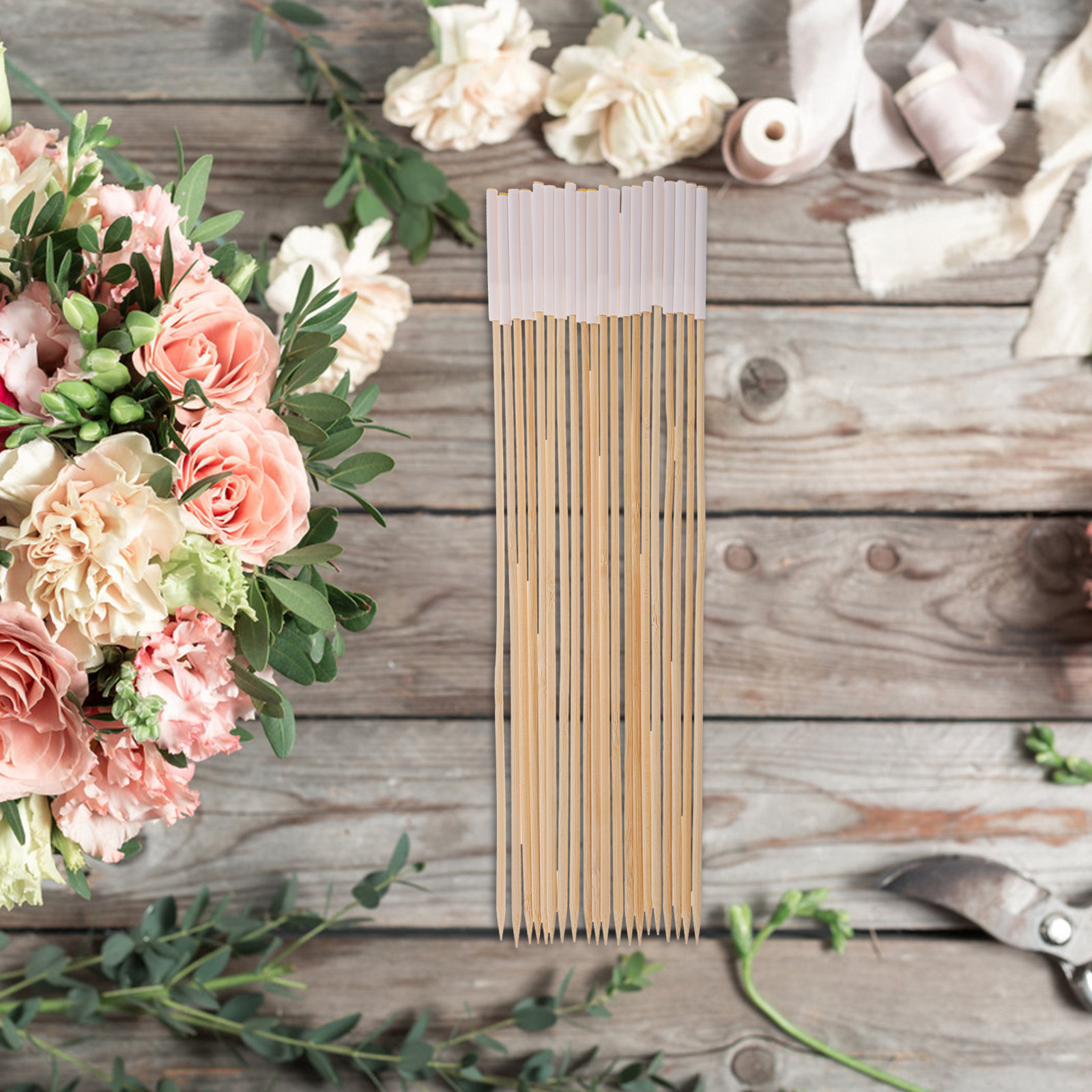 20 шт. бамбуковых палочек для  – обзор и цена Floral Picks Wood