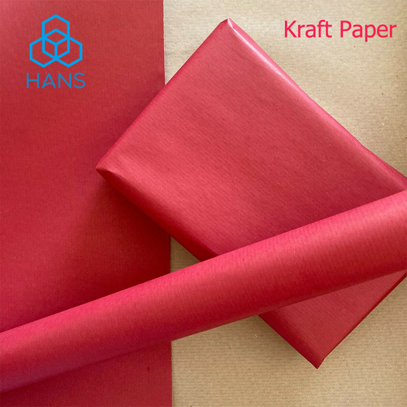 Красная Крафт-бумага для творч – обзор и цена Flower Wrap Kraft