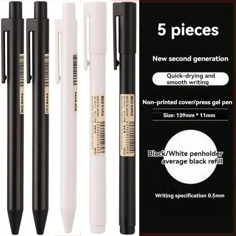 Гелевые ручки с черными стержн – обзор и цена Muji Stationery Gel Pen