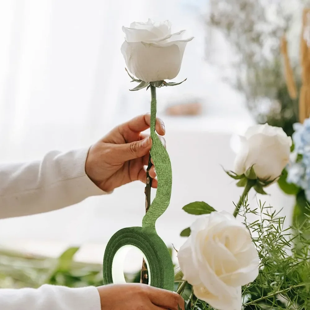 Зеленые красивые цветочные лен – обзор и цена Floral Tape Green