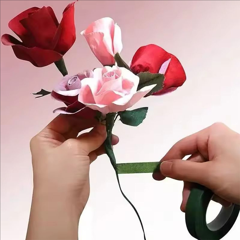 Лента для флористики 30 ярдов, – обзор и цена Floral Tape Green