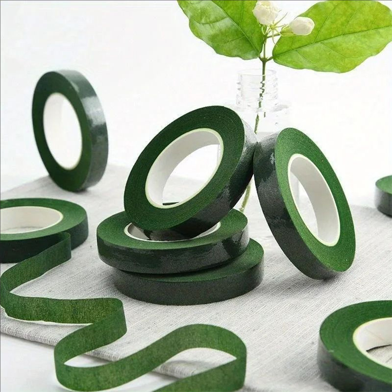 Лента для флористики 30 ярдов, – обзор и цена Floral Tape Green