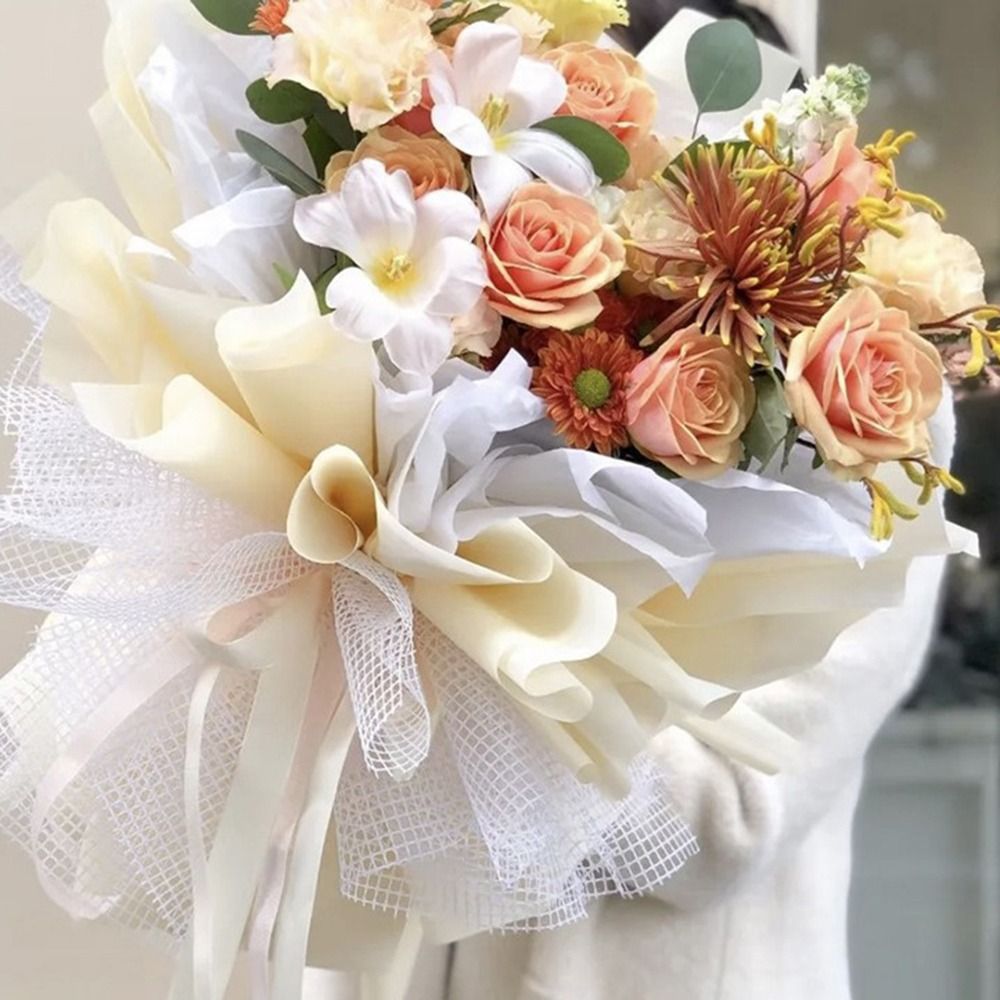 Бумага для упаковки цветов шир – обзор и цена Flower Wrap Kraft