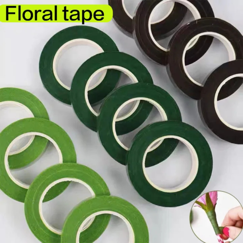 Лента для флористики: зеленая  – обзор и цена Floral Tape Green