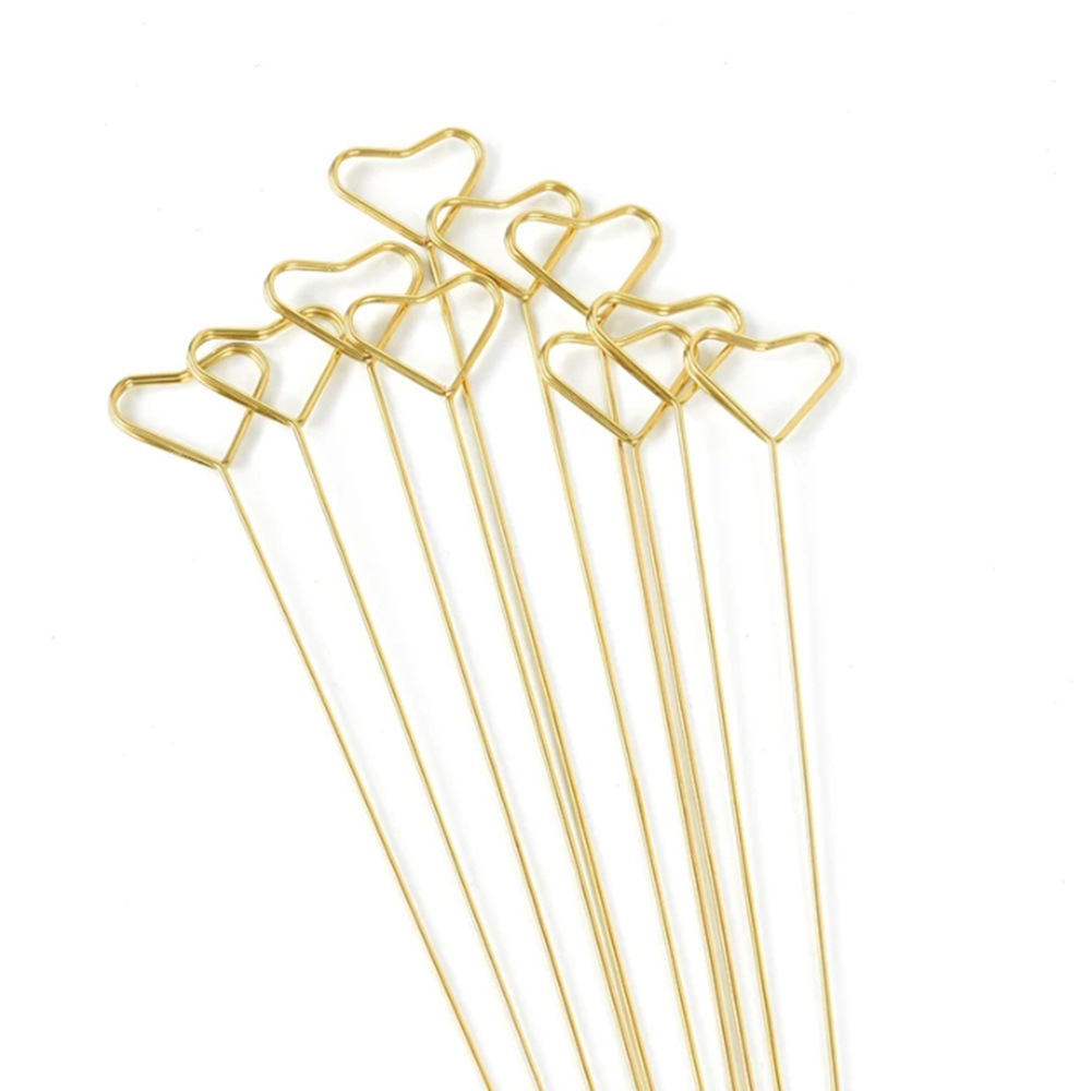 Золотые металлические цветочны – обзор и цена Floral Picks Wood