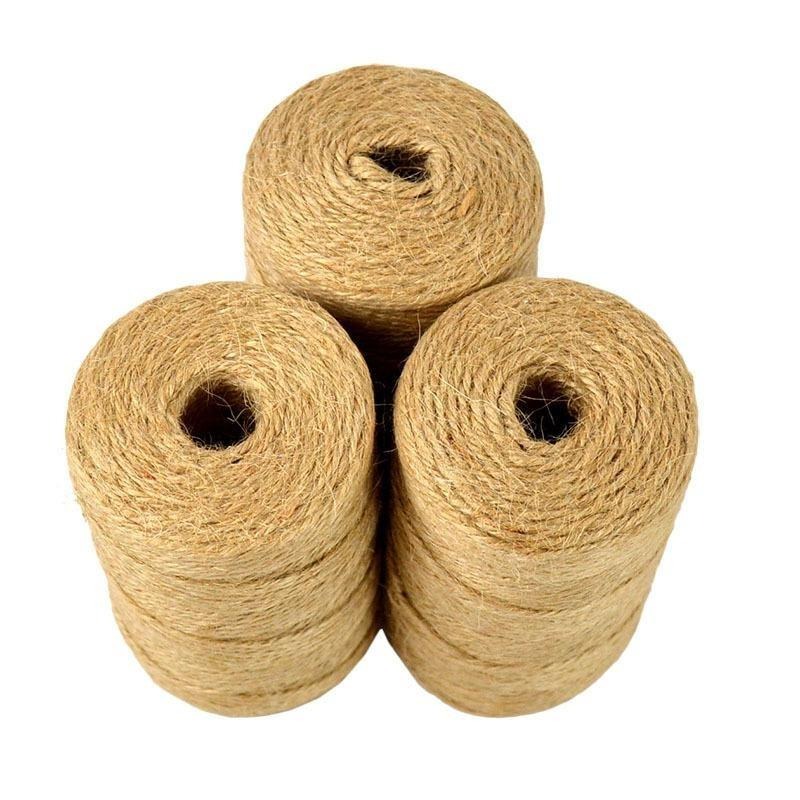 Джутовый шпагат 100 м, натурал – обзор и цена Twine Jute Natural