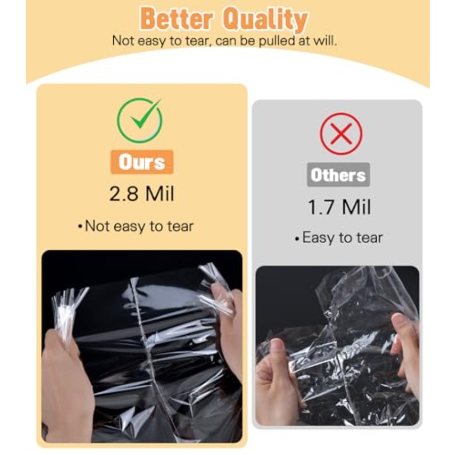 6 шт. очень больших целлофанов – обзор и цена Cellophane Wrap Clear